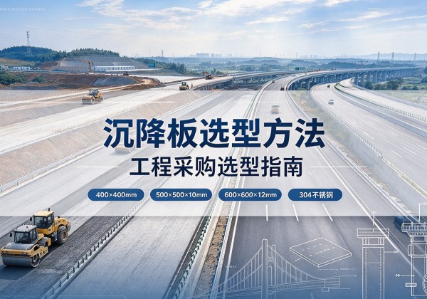 巍山沉降板选择方法
